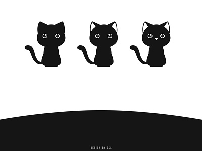 Cat Illustration cat design graphic design illustration logo