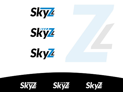 SkyZ Logo company develop logo sky web developing website z