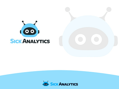 Sick Analytics analytics android company design innovation logo robotic robots