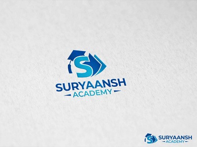 Suryaansh Academy academy books design logo university