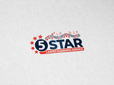 5 Star 5 star carpet cleaning design graphic design logo service