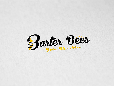 Barter Bees bee beekeeper bees dsign logo