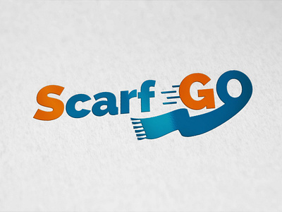 Scarf GO design go logo magazine scarf sell