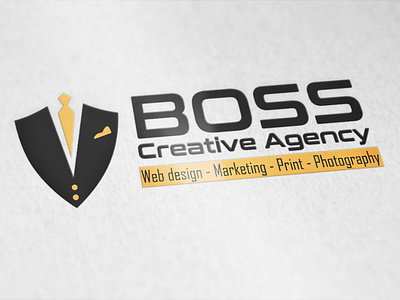 Boss - Creative Agency boss design logo map photography print typography web design