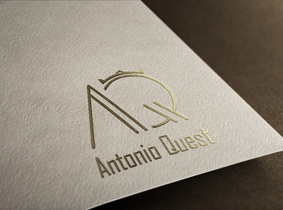 Antonio Quest aq crown design fashion logo magazine market sell
