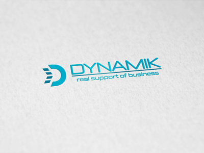 Dynamik business company d design dynamic logo suport support