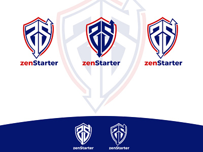 zenStarter letter shield start zen zs