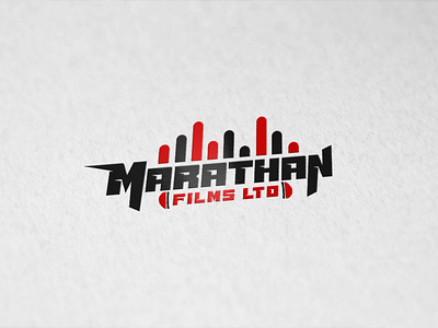 Marathan audio box company design films logo maratan