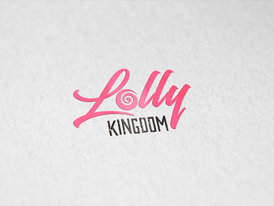 Lolly Kingdom candy design kingdom logo lolly shop