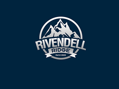 Rivendell Ridge design logo mountain resort ridge rivendell sky sky resort