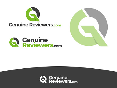 Genuine Reviewers company design genuine gr graphic design honest logo reviewer trust