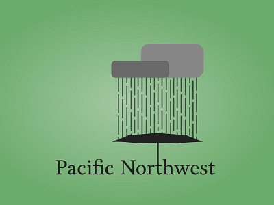 Rain. All day. Every day. 🌧 cloud pacific northwest pnw rain typography