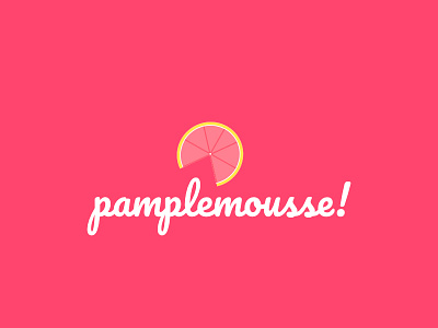 Everyone's favourite French word? 🙌 fruit grapefruit lol pacific pamplemousse typeface typographic