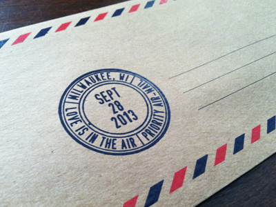 Envelope airline design envelope martha stewart paper stamp wedding
