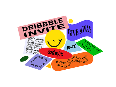 Dribbble invitation giveaway