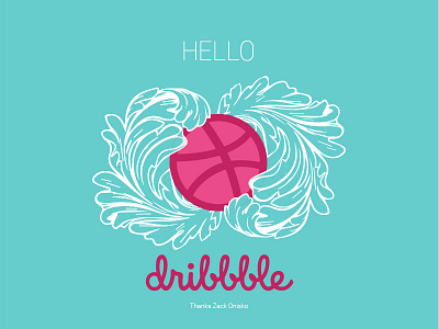 Hello dribbblers! debut dribbble first hello shot