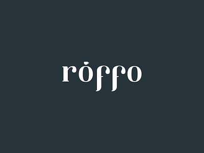 Roffo coffeeshop logotype brand brand identity coffee coffeeshop