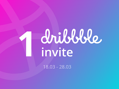 1 Dribbble Invite design dribbble dribbble invite giveaway invite invite design invite giveaway member player