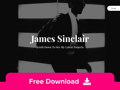 Sinclair - Free Personal Portfolio HTML Template