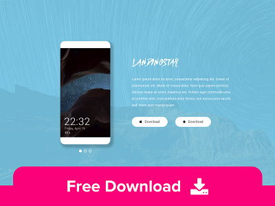 Landingstar - Free App Landing HTML Template