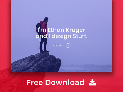 Ethan - Free Personal Portfolio / Identity HTML Template