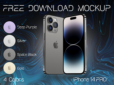 Free Download mockup iphone 14pro 14pro 3d branding download free freemockup graphic design iphone iphone14pro mockup ui