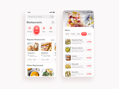 Food Delivery app android app design app design 2020 best app design creative design food and drink food app food delivery ios app design minimal design mobile design restuarant ui uiux uiux design