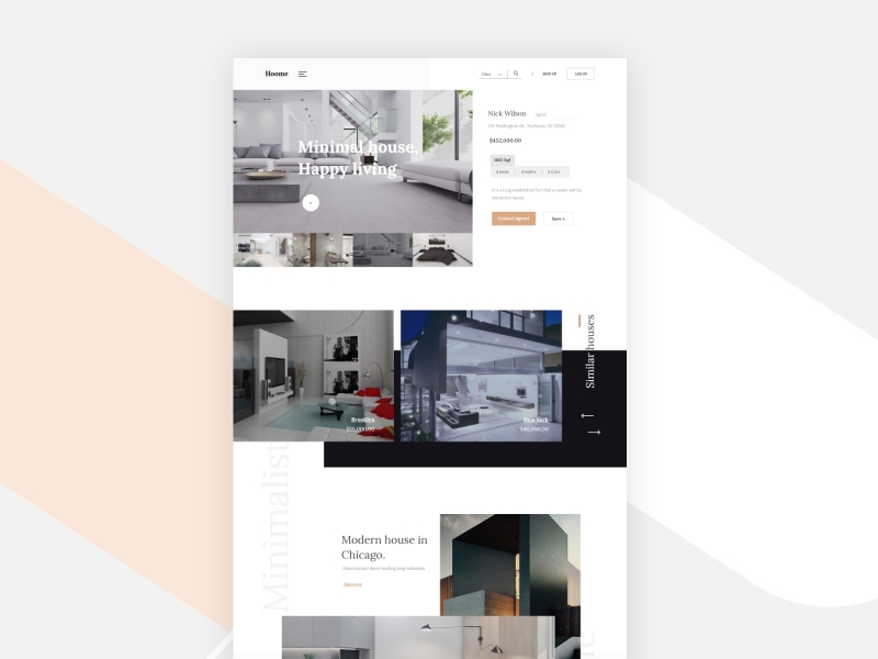 Hoome-Details by Ariful Islam on Dribbble