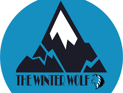 The Winter Wolf design graphic design vector