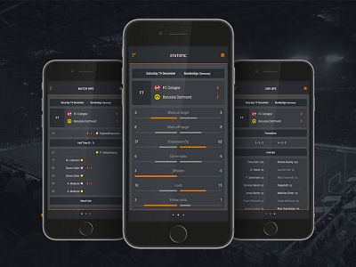 Live Score Redesign app application design football livescore mobile redesign score soccer