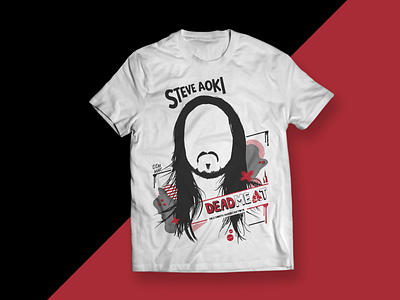 Steve Aoki T-Shirt clothes contest dim mak dj shirt steve aoki talenthouse textile tshirt