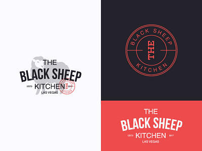 Black sheep brand design graphic design identity logo logo design negative space positive space restaurant sheep sign vector