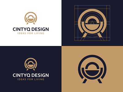 Cintyq design armchair branding creativity emblem ghitea design icon logo logo designer mark monogram symbol typing