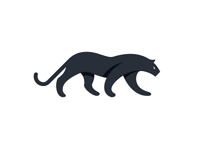 Black panther animal brand ghitea design jungle logo mark panther stylized symbol wildcat