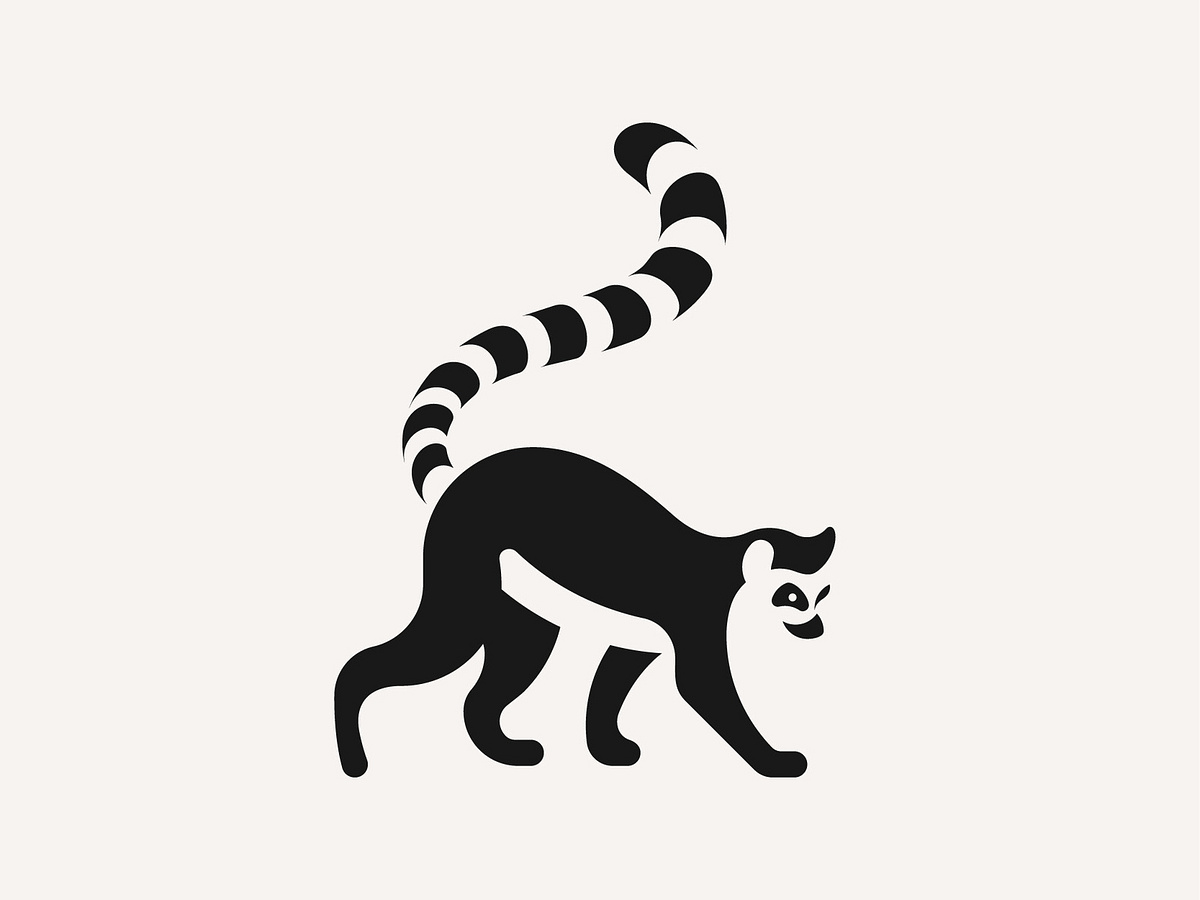 Lemur Logo By Ghitea Florin On Dribbble 0431