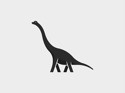 Brachiosaurus animal brachiosaurus clean creative design dino dinosaurus emblem flat geometric ghitea design graphic designer logo logo designer logo inspiration logo mark logo sign mark symbol vector web service branding