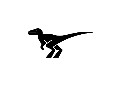 Velociraptor animal clean creative design dino dinosaurus emblem geometric ghitea design graphic designer jurassic logo logo designer logo mark logo sign mark symbol vector velociraptor web service branding