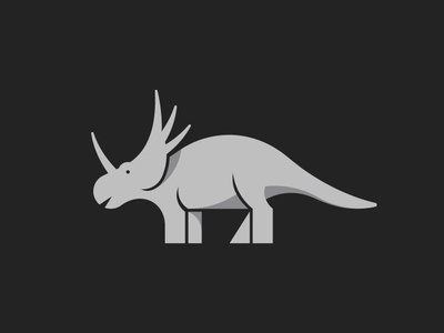 Styracosaurus animal clean creative design dino dinosaurus emblem geometric ghitea design graphic designer jurassic logo logo designer logo mark logo sign mark styracosaurus symbol vector web service branding