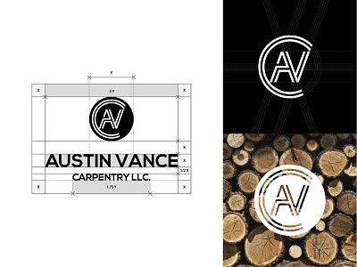 Austin Vance Carpentry Llc. brand identity branding carpentry clean construction corporate identity creative drawing emblem geometric ghitea design icon logo logo designer logo inspiration logo sign mark monogram symbol vector