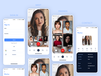 Zoom Video Call App by Aashish Khristi on Dribbble