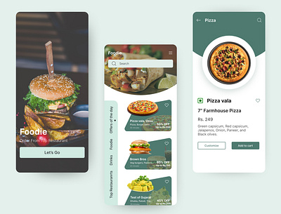 Food App Design admin app best for food branding design food app foodies graphic design typography ui ux
