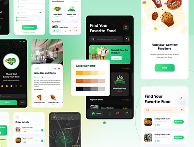 Food Delivery App Design app cafe cafe app cake design ecommerce figma food food delivery restaurant