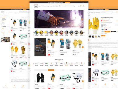 Hardware Ecommerce UI Template Design | Created by Erdal Kurt