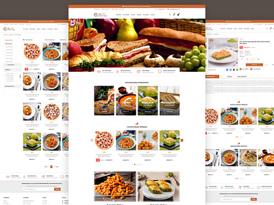 Food eCommerce UI Template Design | Created by Erdal Kurt