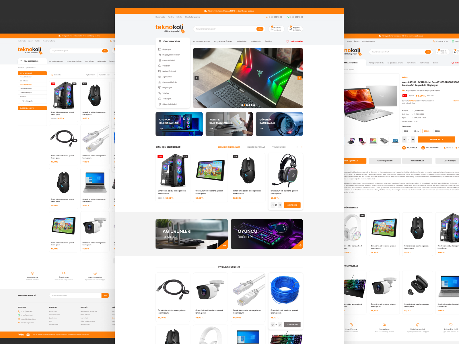 Computer Parts Ecommerce UI Template | Created by Erdal Kurt by ...