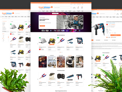 Hardware Ecommerce UI Theme Design | Created by Erdal Kurt ecommerce ecommerce design ecommerce shop ecommerce template figma figma template hardware hardware ecommerce template shop template template theme ui ui template ux