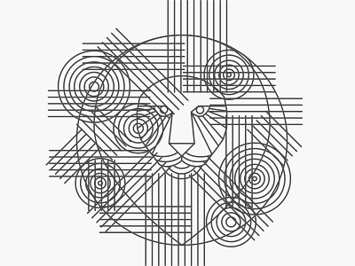 Lion Lines // Sketch icon lines sketch
