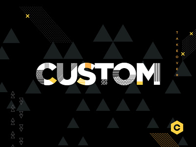 Custom // Takeover pattern print texture