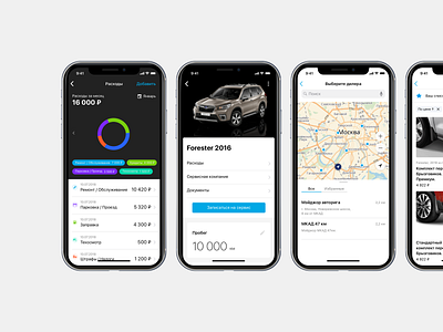 My Subaru — App app design ui ux