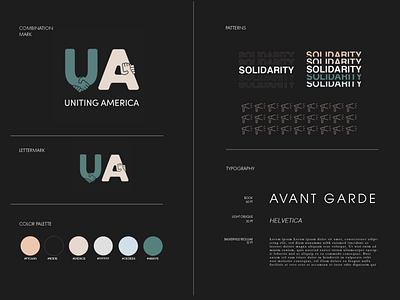Uniting America. brand design brand identity branding conference design design guidelines logo uniting america